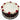 8 inch round Black Forest cake.