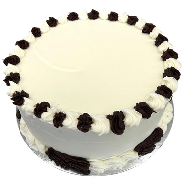 White and Chocolate Marble Mud Cakes