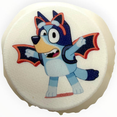 Halloween Bluey Photo Cupcakes