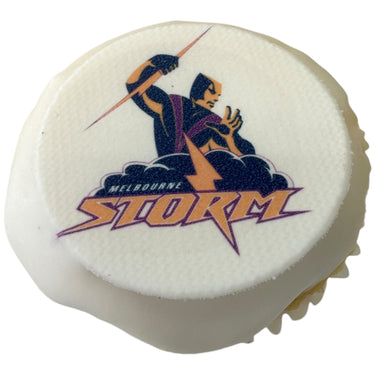 Melbourne Storm Rugby Grand Final Cupcakes