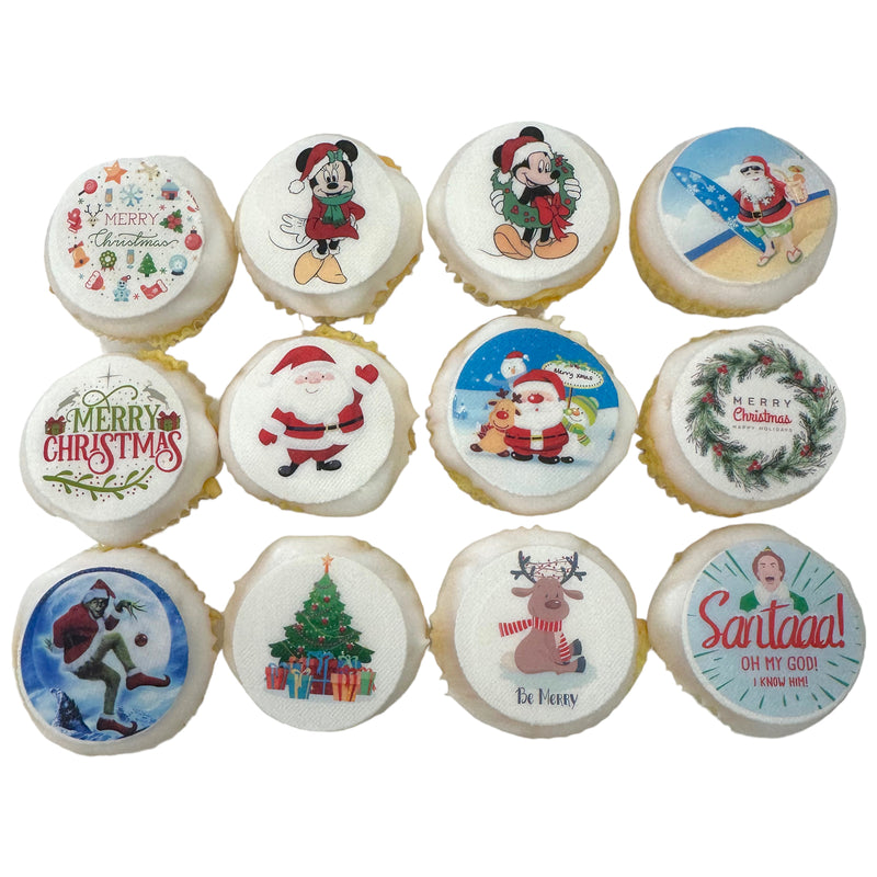 Christmas Cupcake Prints