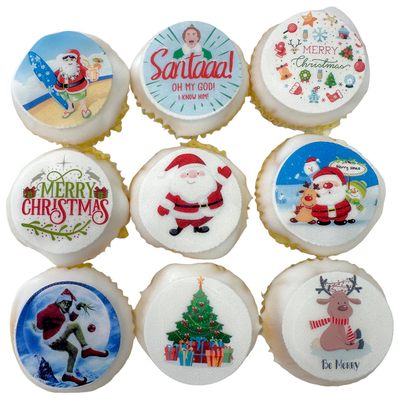 Christmas Cupcake Prints