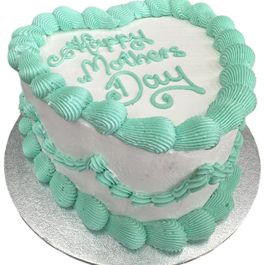 6 inch Vintage Style Mothers Day Mudcake Hearts