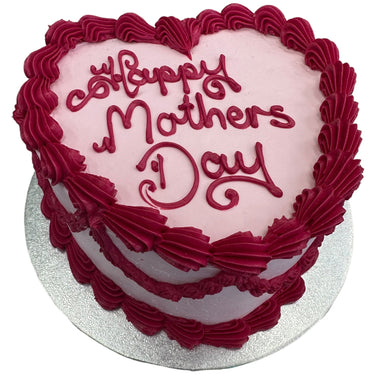6 inch Vintage Style Mothers Day Sponge Heart