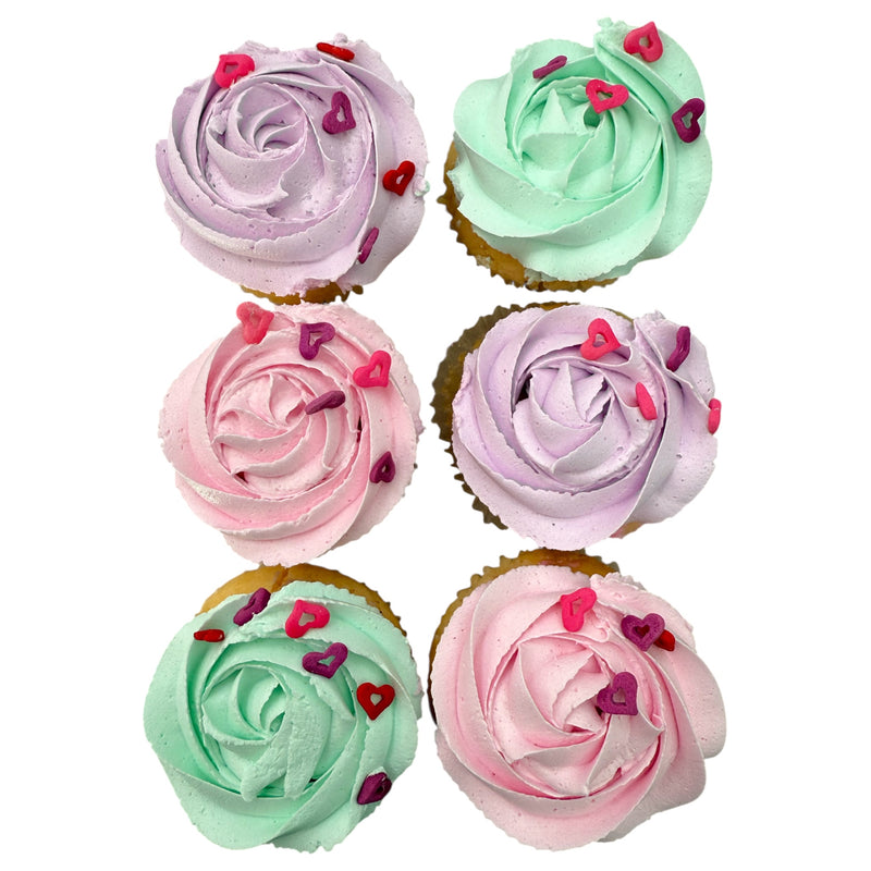 Mothers Day Cupcakes With Frosting 6 Pack