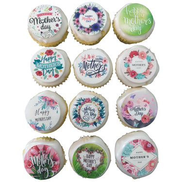 Mothers Day Photo Cupcakes