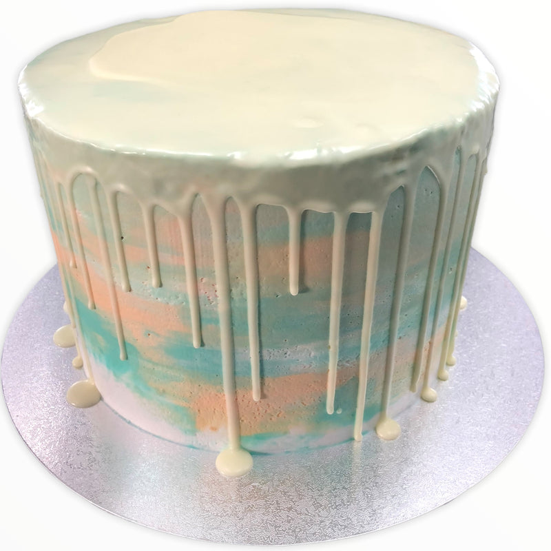 Design a Two Tier Mud Cake (with drip)
