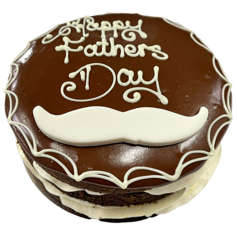 Fathers Day Moustache Sponge Cake