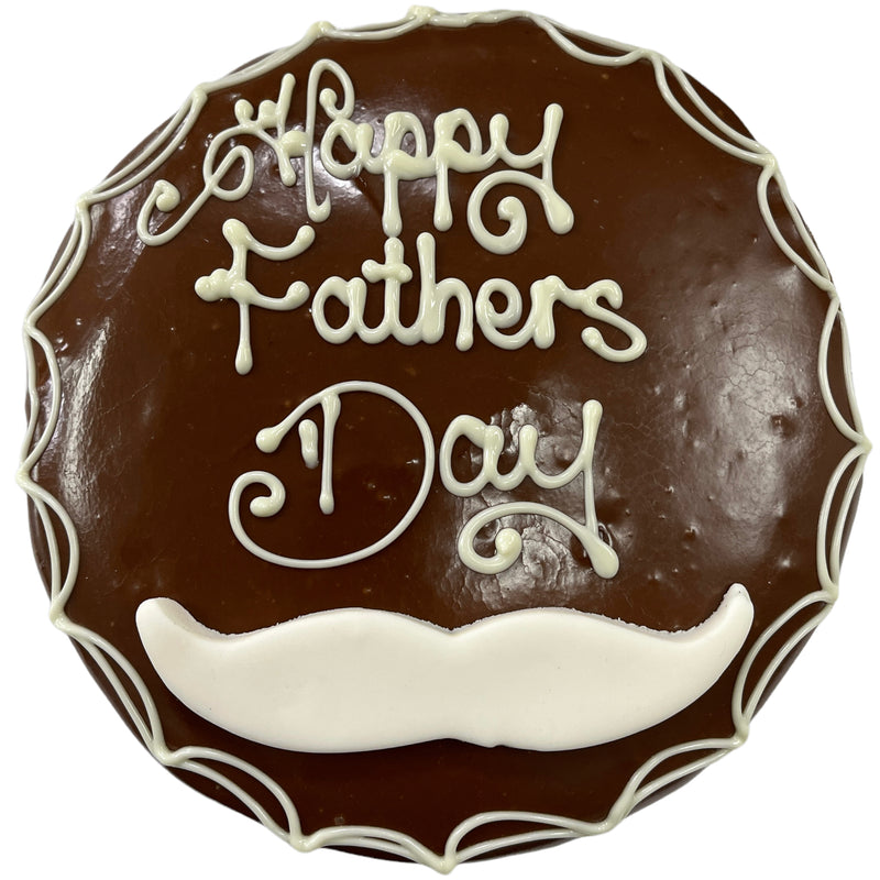 Fathers Day Moustache Sponge Cake