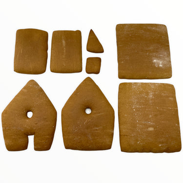 Unassembled Gingerbread House