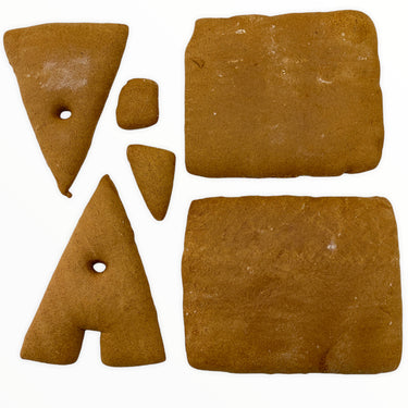 Unassembled Gingerbread House
