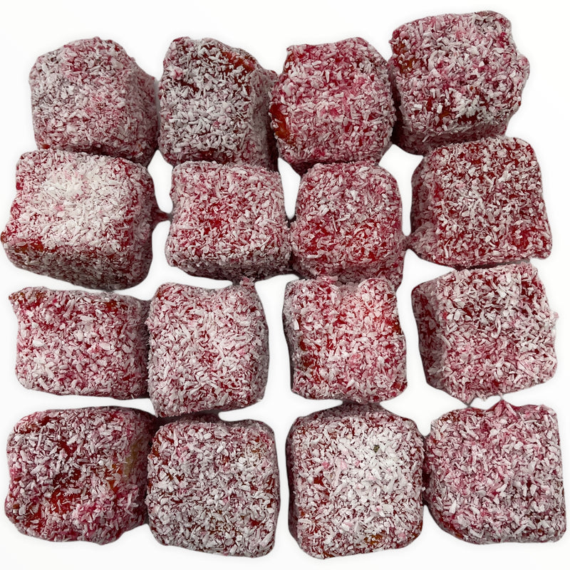 Mini Raspberry Lamington