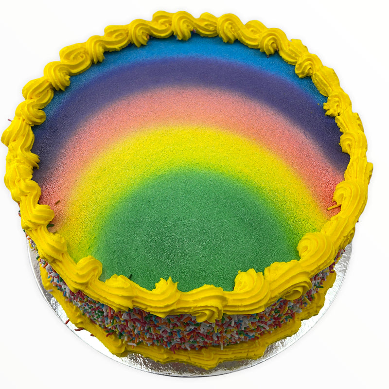 Rainbow Sprayed Sponge