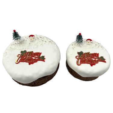 Top Iced Fruitcake