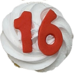 One Fondant Numbers $25 Upgrade
